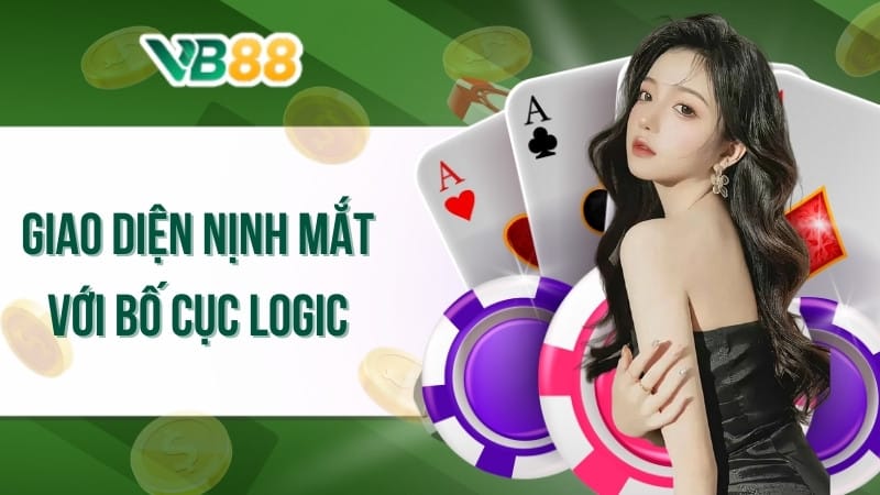 Giao diện nịnh mắt với bố cục logic