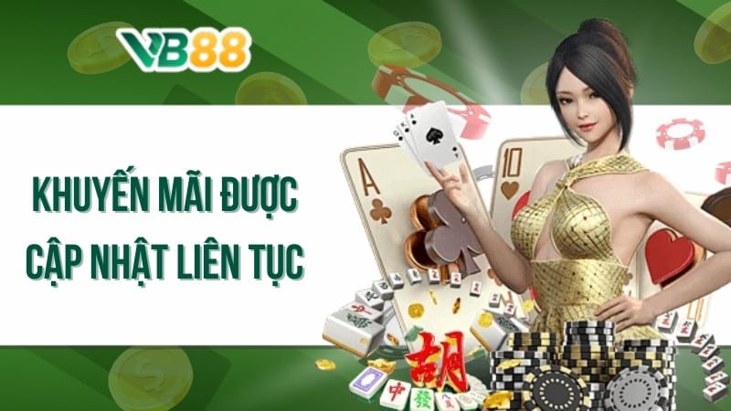 Khuyến mãi được cập nhật liên tục