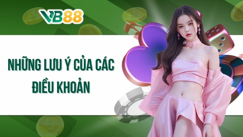 Những lưu ý của các điều khoản