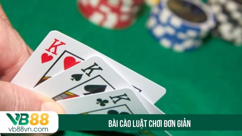 Bài cào luật chơi đơn giản