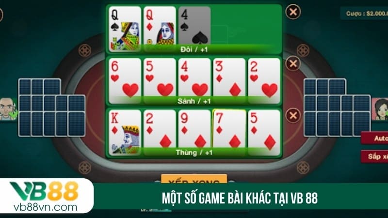 Một số game bài khác tại VB 88